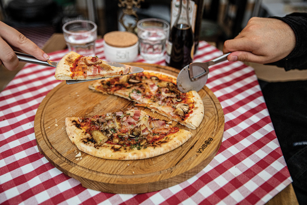 BOSKA Pizza-Set Copenhagen, Edelstahl mit Lasergravur