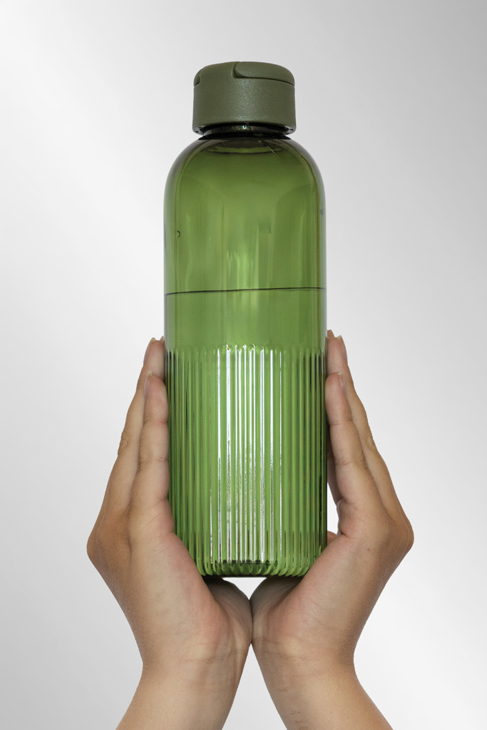 Ripple RCS rPET Wasserflasche 750 ml mit Logo bedrucken Ripple RCS rPET Wasserflasche 750 ml mit Logo bedrucken