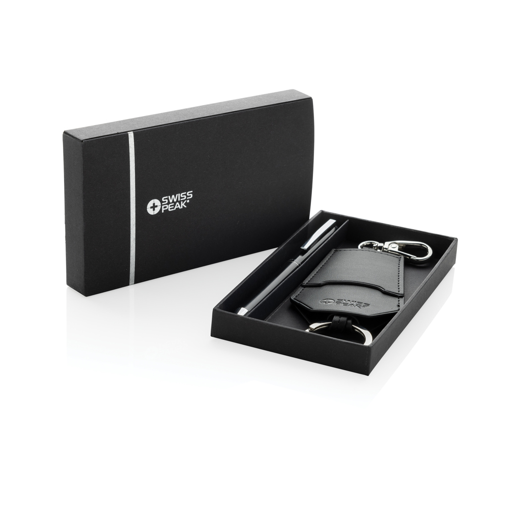 Swiss Peak Tula RCS Set: Schlüssel-Organizer & Aluminium-Stift in Geschenkbox Swiss Peak Tula RCS Set: Schlüssel-Organizer & Aluminium-Stift in Geschenkbox