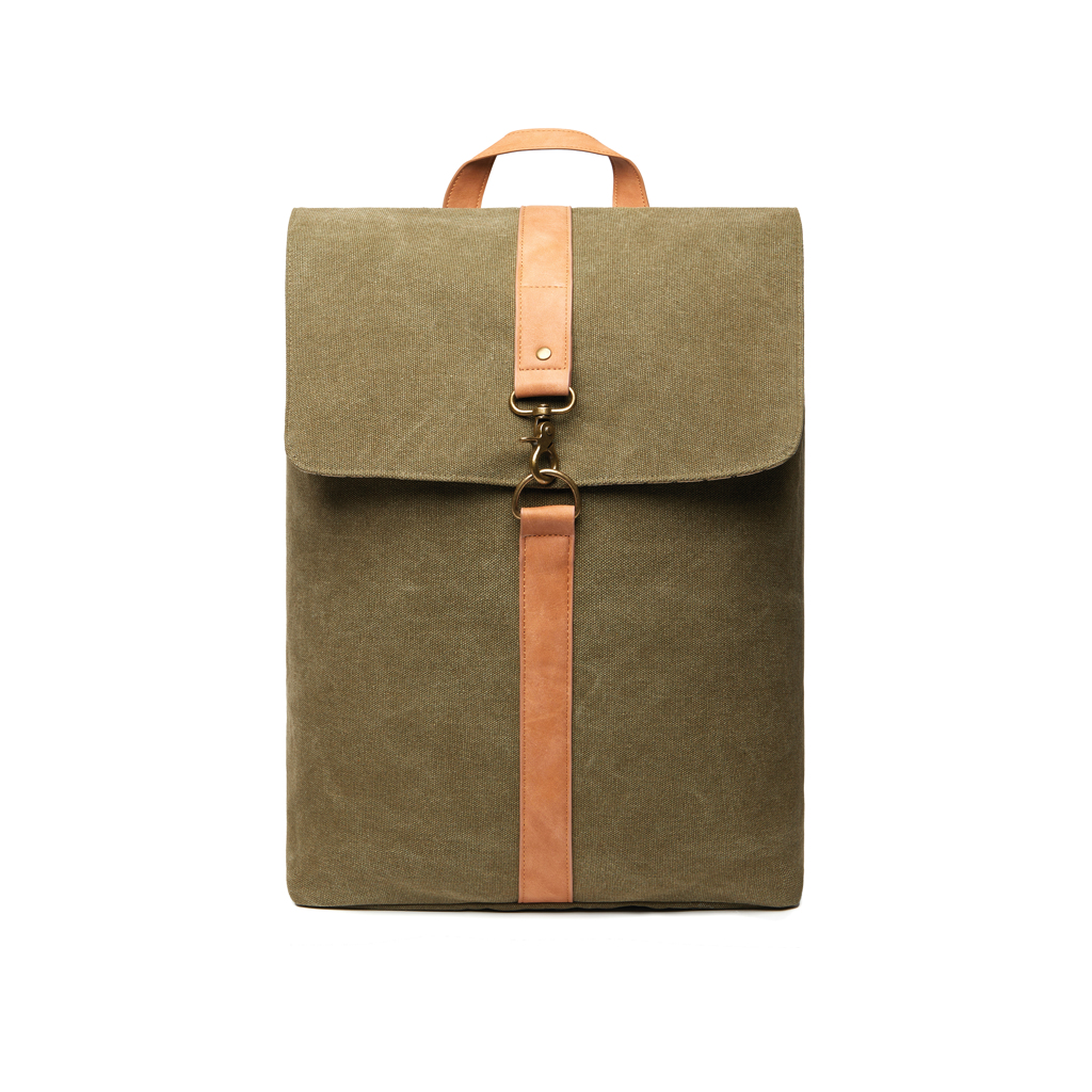VINGA Bosler Laptop-Rucksack 17 Zoll aus GRS-recyceltem Canvas