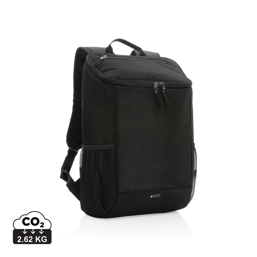 Swiss Peak AWARE 1200D Deluxe Kühlrucksack recycelt, bestickbar und bedruckbar Swiss Peak AWARE 1200D Deluxe Kühlrucksack recycelt, bestickbar und bedruckbar