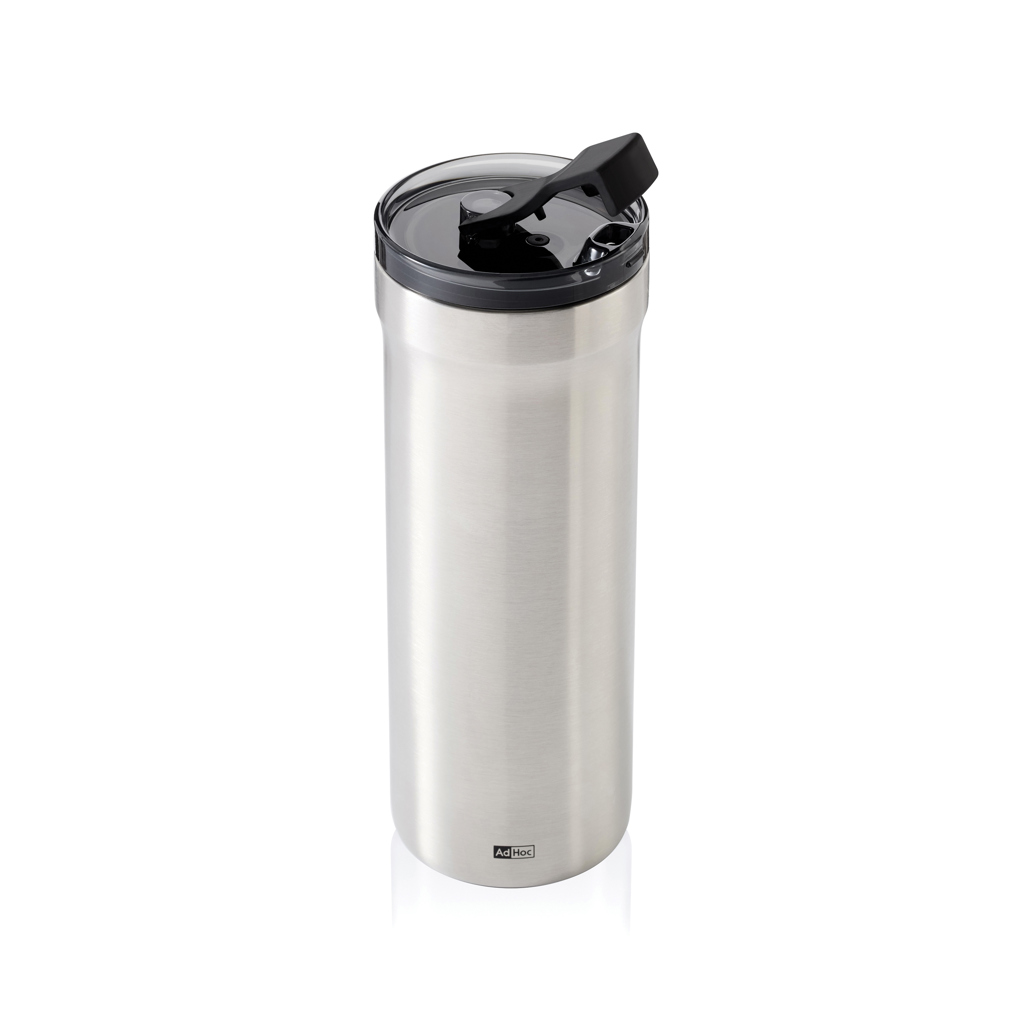 AdHoc Thermobecher Pulse 500 ml aus Edelstahl mit Logo