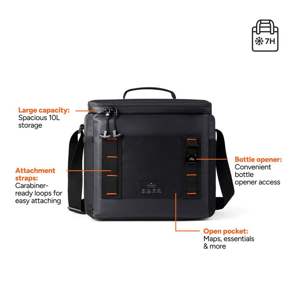Nordic Drift Storm Kühltasche 10 L · RCS-Polyester · bedruckbar