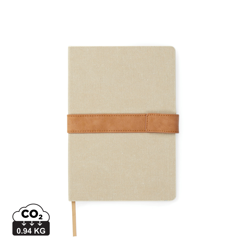 VINGA Bosler A5-Notizbuch aus RCS-recyceltem Papier, mit Logo veredelbar VINGA Bosler A5-Notizbuch aus RCS-recyceltem Papier, mit Logo veredelbar