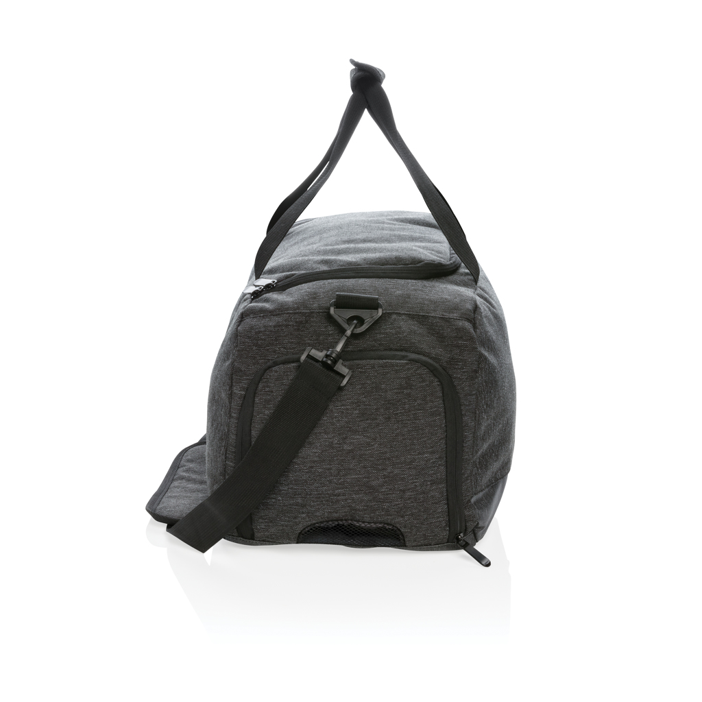 PVC-frei 900D Weekender-Tasche wasserabweisend schwarz PVC-frei 900D Weekender-Tasche wasserabweisend schwarz