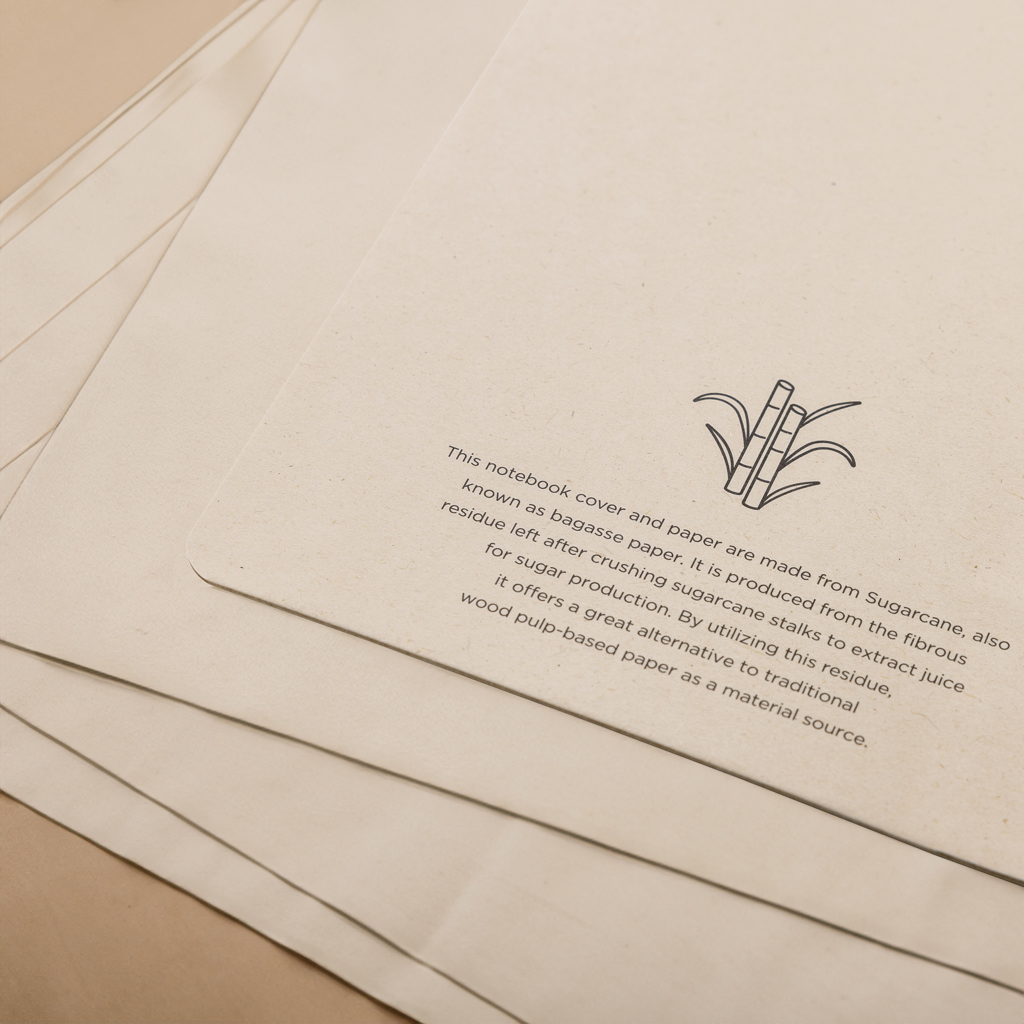 Notizbuch Stylo A5 aus Zuckerrohrpapier — XD Collection