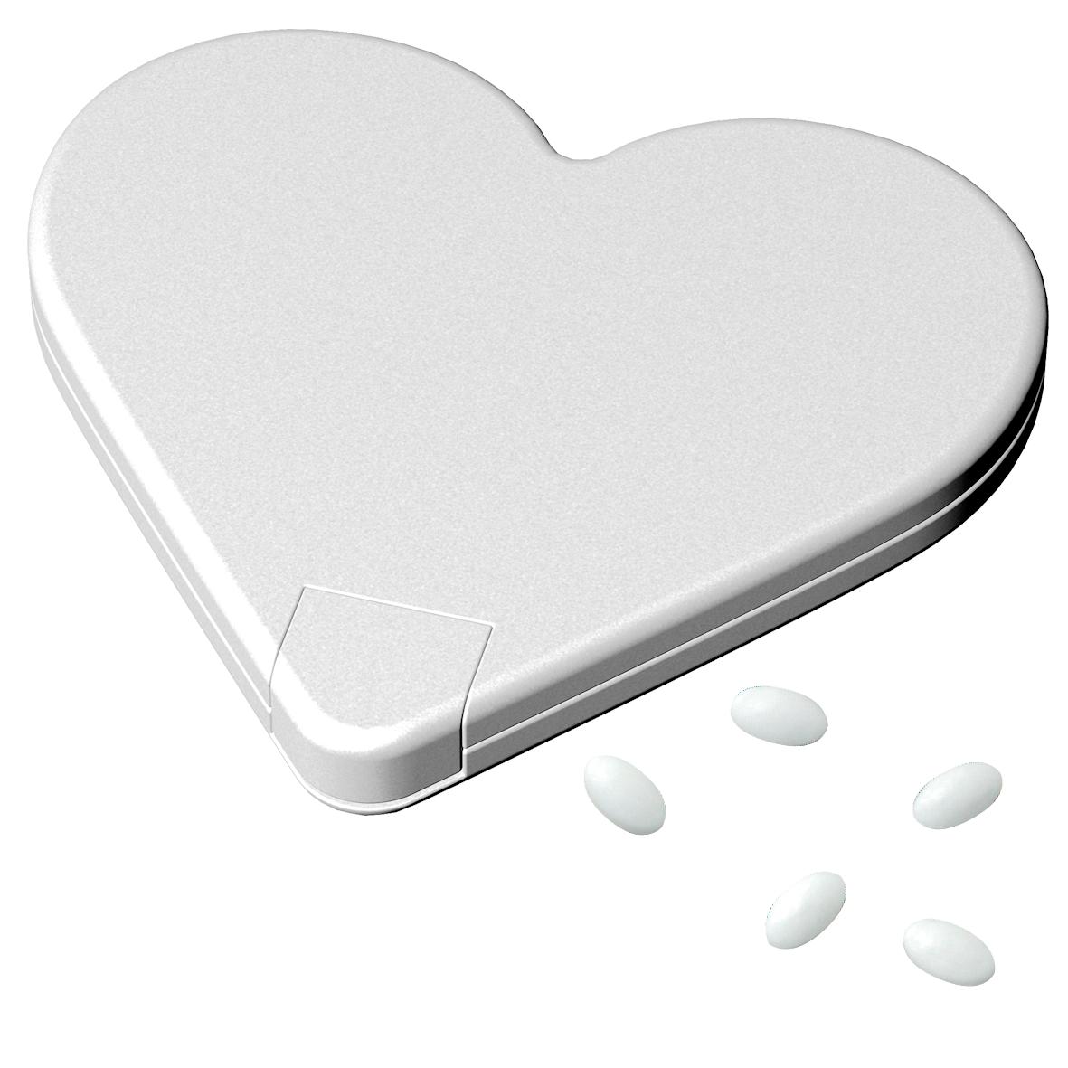 Mint-Spender "Herz" – weiss Mint-Spender "Herz" – weiss