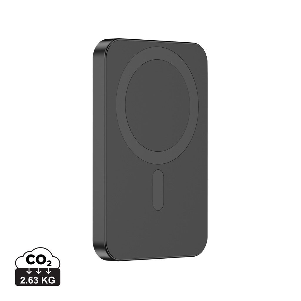 Urban Vitamin Richmond 5000mAh Magnetische Wireless-Powerbank aus RCS-Recyclingmaterial