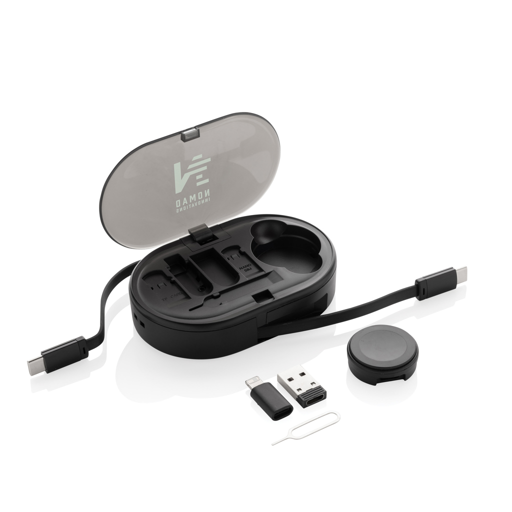 Chargevix Multifunktionales 60W-Lade-Set aus RCS rPlastic, bedruckbar