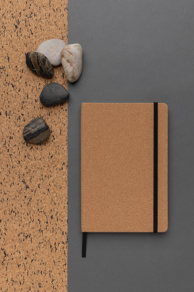 Stoneleaf A5 Kork-Notizbuch mit Steinpapier Perfektes Werbegeschenk