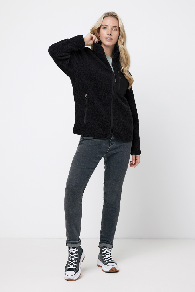 iqoniq Diran Unisex-Fleecejacke aus 100 % recyceltem Polyester, bestickbar und bedruckbar