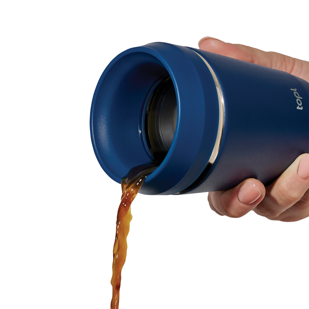 Topl Thermobecher 236 ml aus recyceltem Edelstahl mit 360°-Deckel Topl Thermobecher 236 ml aus recyceltem Edelstahl mit 360°-Deckel