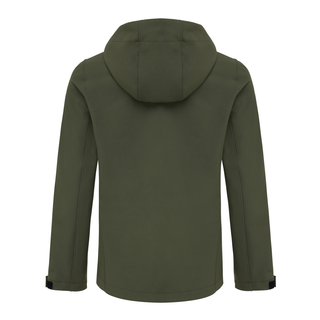 IQONIQ Makalu Damen-Softshelljacke aus recyceltem Polyester mit Logo-Veredelung