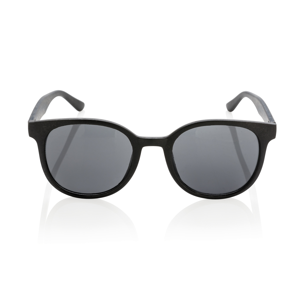 Weizenstroh-Sonnenbrille XD Collection mit UV400-Schutz, bedruckbar