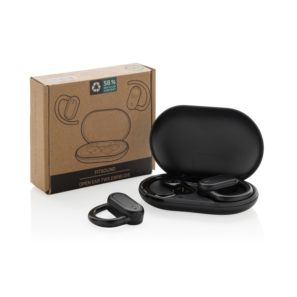 Fitsound TWS-Ohrhörer aus 58 % recyceltem ABS (RCS) — XD Collection Fitsound TWS-Ohrhörer aus 58 % recyceltem ABS (RCS) — XD Collection