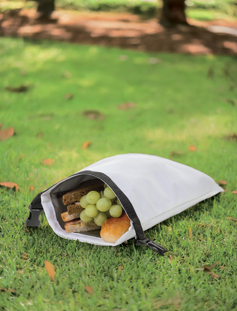 XD Collection Snackstrap faltbarer Lunchbag aus rPET, 30 × 20 cm, bedruckbar