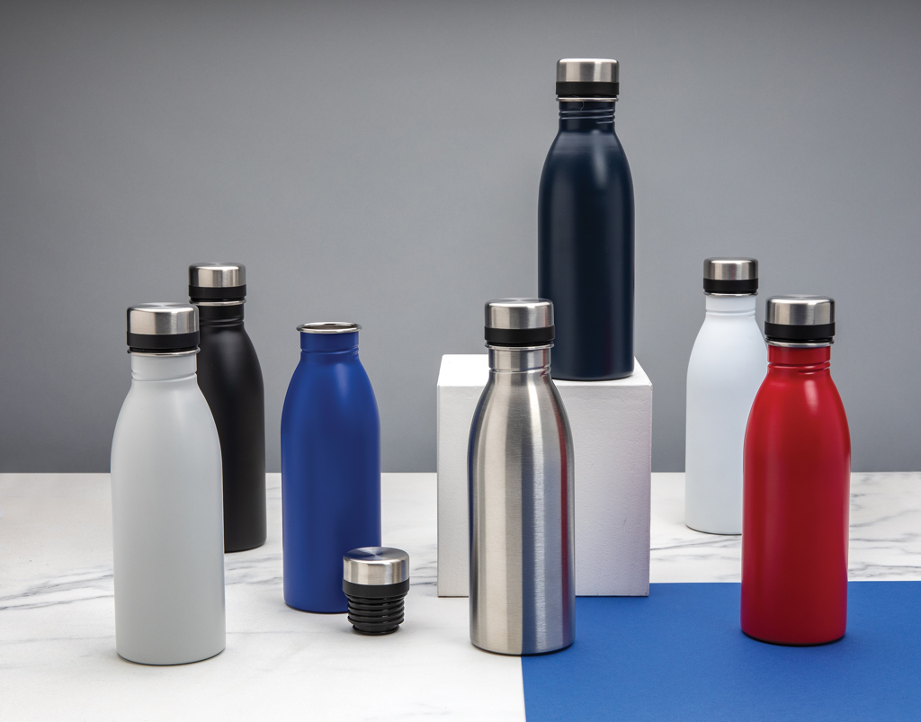 XD Collection Deluxe Wasserflasche 500 ml aus RCS-recyceltem Edelstahl XD Collection Deluxe Wasserflasche 500 ml aus RCS-recyceltem Edelstahl