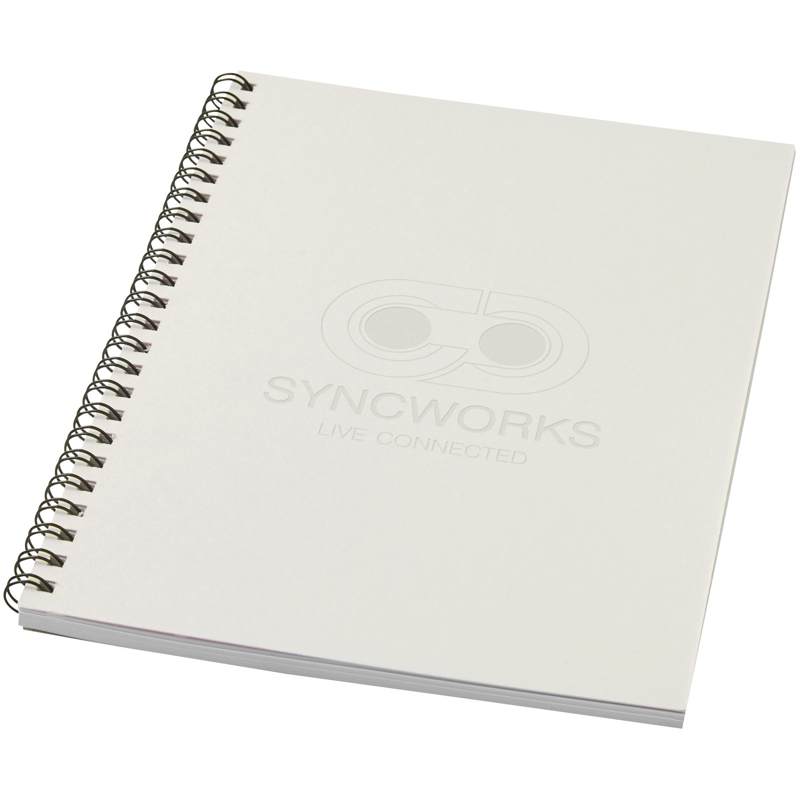 Desk-Mate® A5 recyceltes farbiges Notizbuch mit Spiralbindung Desk-Mate® A5 recyceltes farbiges Notizbuch mit Spiralbindung