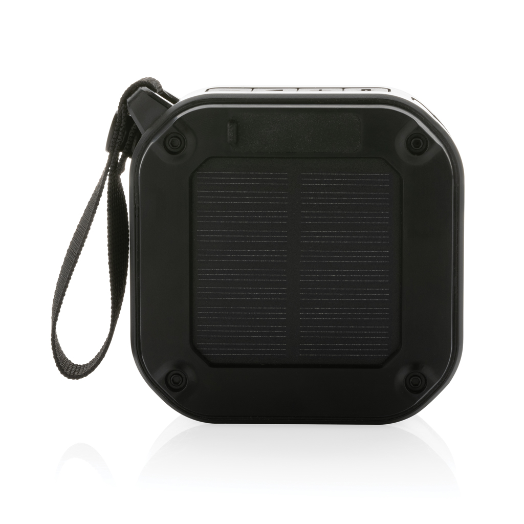 Sunwave Solar-Lautsprecher 3W aus RCS-recyceltem ABS — bedruckbar mit Logo Sunwave Solar-Lautsprecher 3W aus RCS-recyceltem ABS — bedruckbar mit Logo