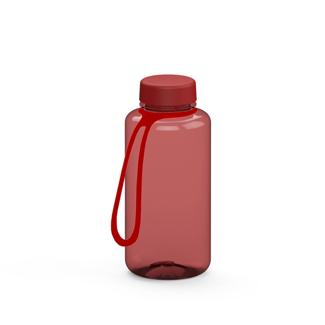 Trinkflasche "Refresh", 700 ml, inkl. Strap – transluzent-rot Trinkflasche "Refresh", 700 ml, inkl. Strap – transluzent-rot