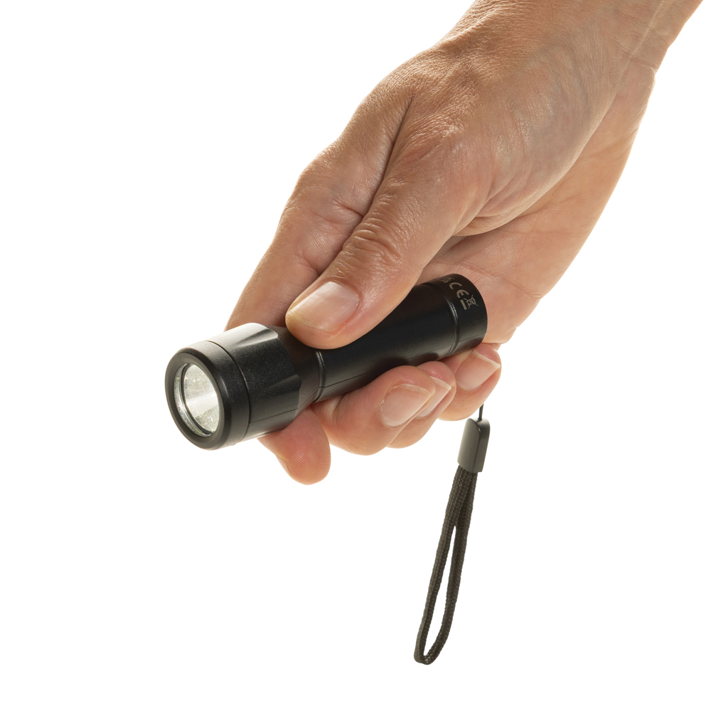 Flara LED-Taschenlampe USB-C aus recyceltem ABS (XD Collection) Flara LED-Taschenlampe USB-C aus recyceltem ABS (XD Collection)