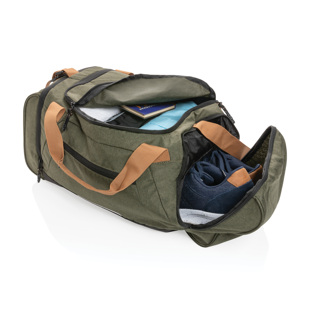 XD Collection Impact AWARE Wochenendtasche aus recyceltem PET-Polyester, bedruckbar