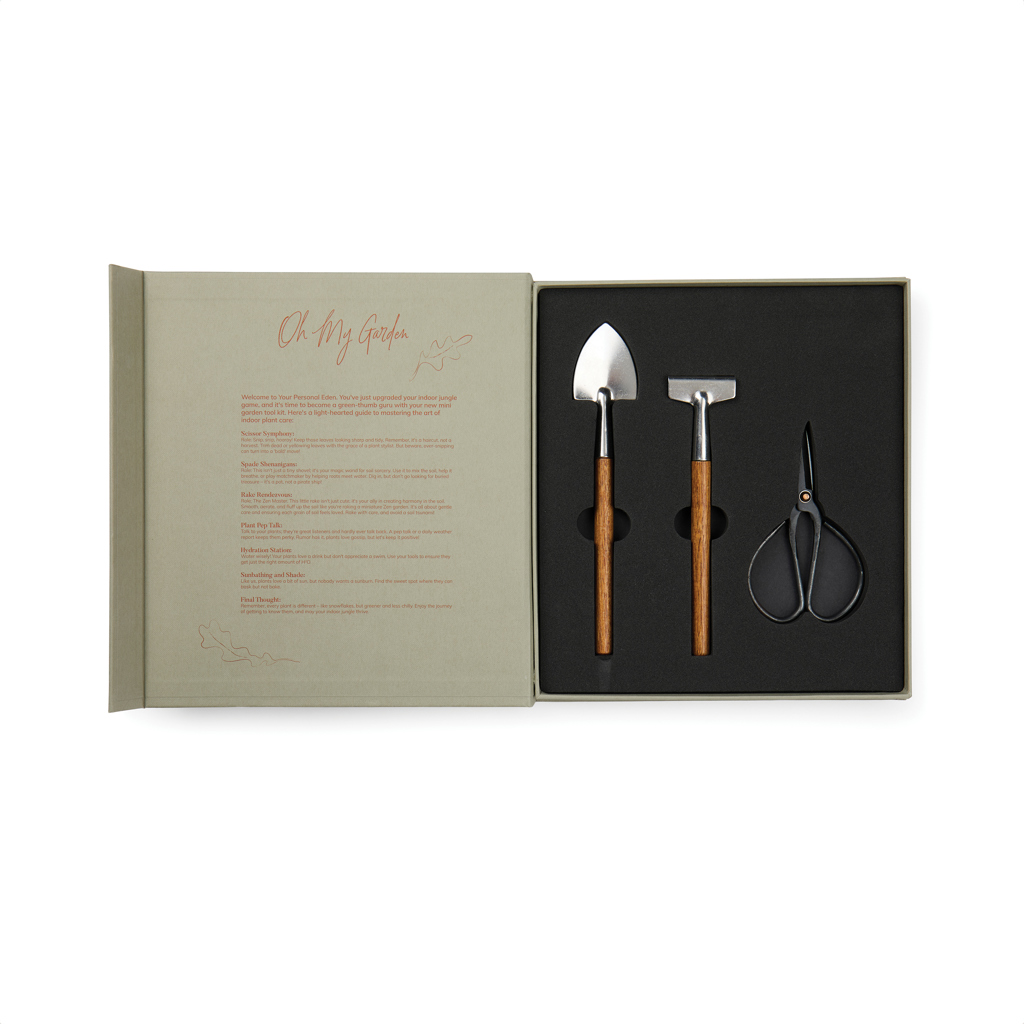 VINGA Story of Garden Indoor-Pflanzenset in Buch-Geschenkbox