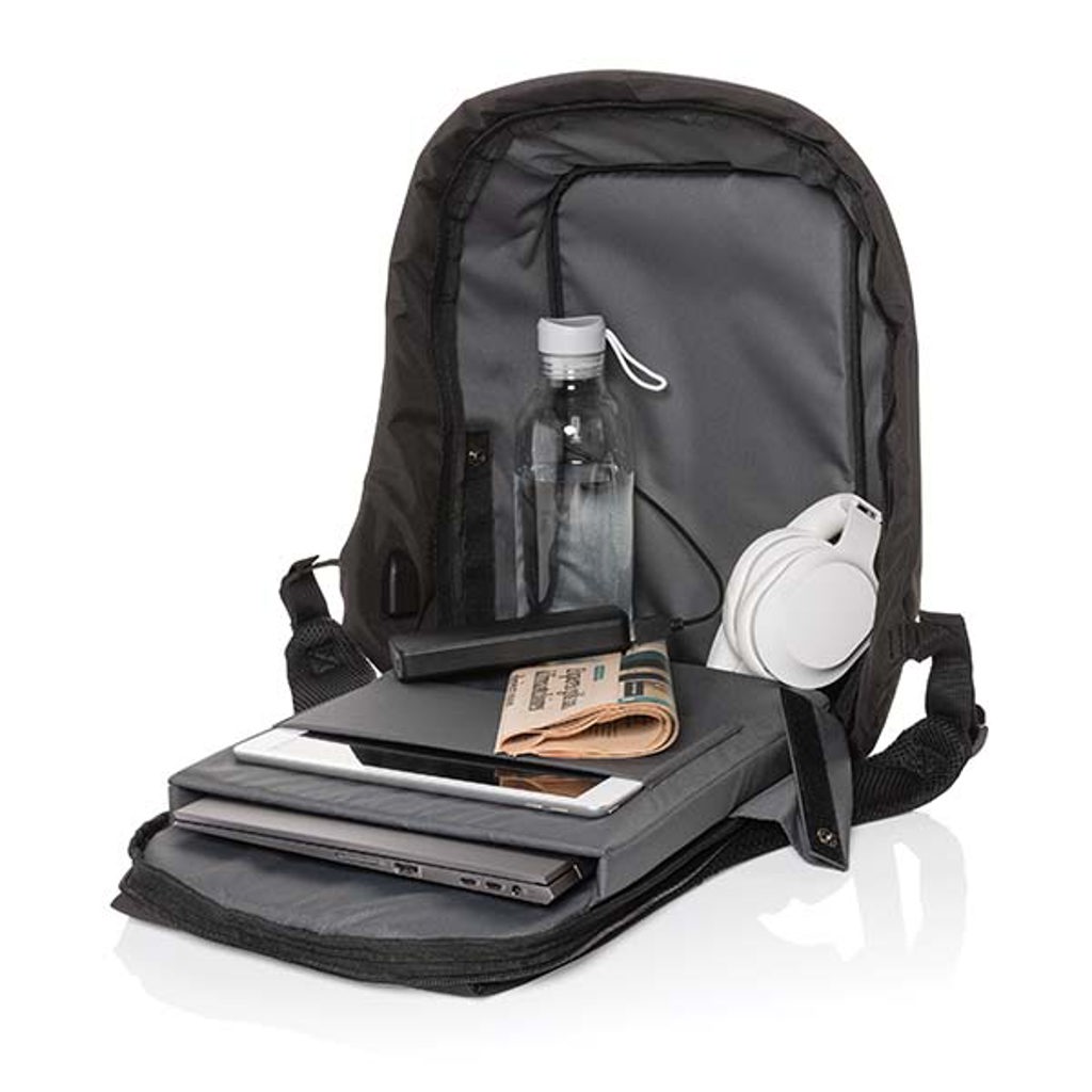 Swiss Peak Anti-Diebstahl Laptop-Rucksack 15,6 Zoll, recyceltes PET