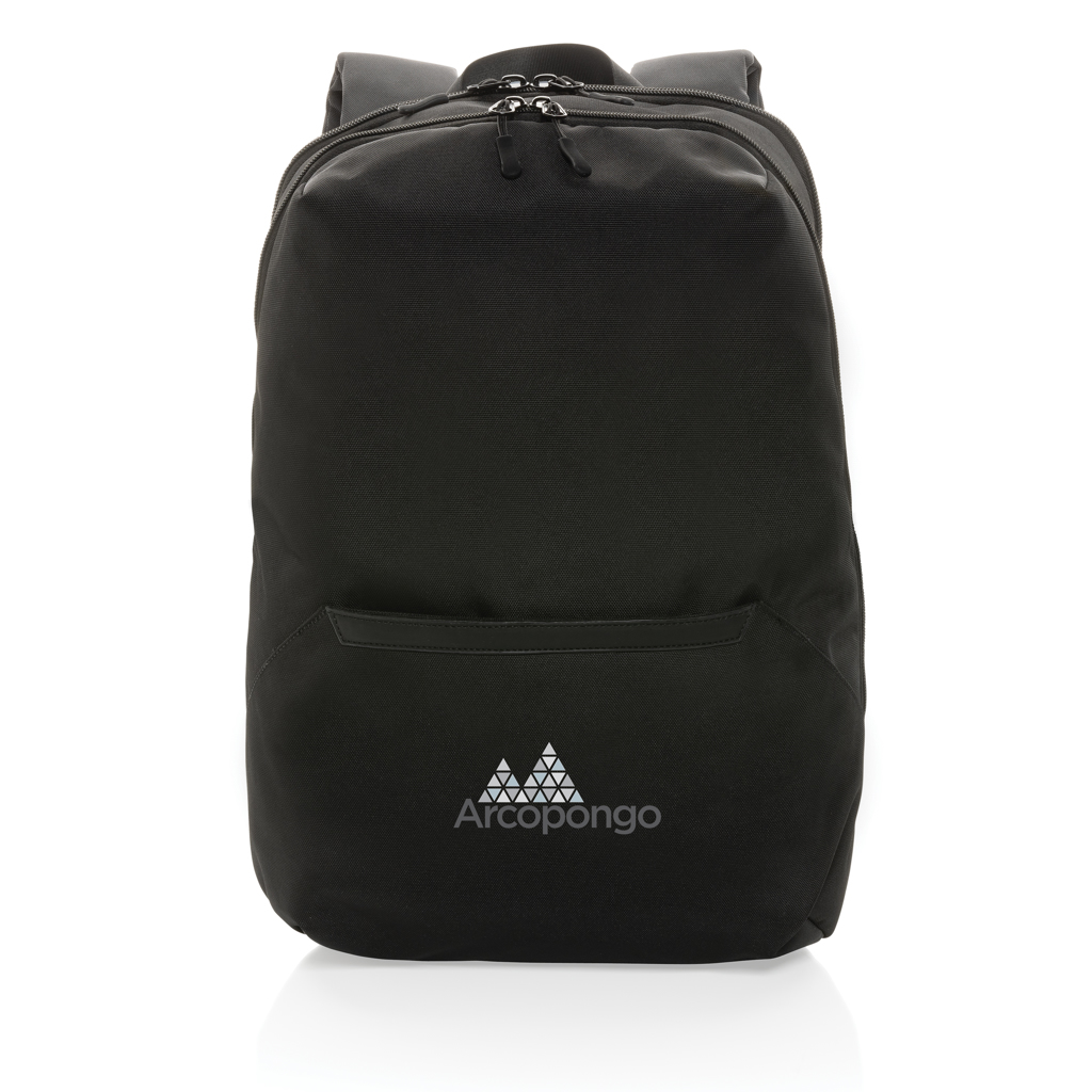Impact AWARE 1200D 15,6 Zoll Laptop-Rucksack aus recyceltem PET mit Logo bedrucken Impact AWARE 1200D 15,6 Zoll Laptop-Rucksack aus recyceltem PET mit Logo bedrucken