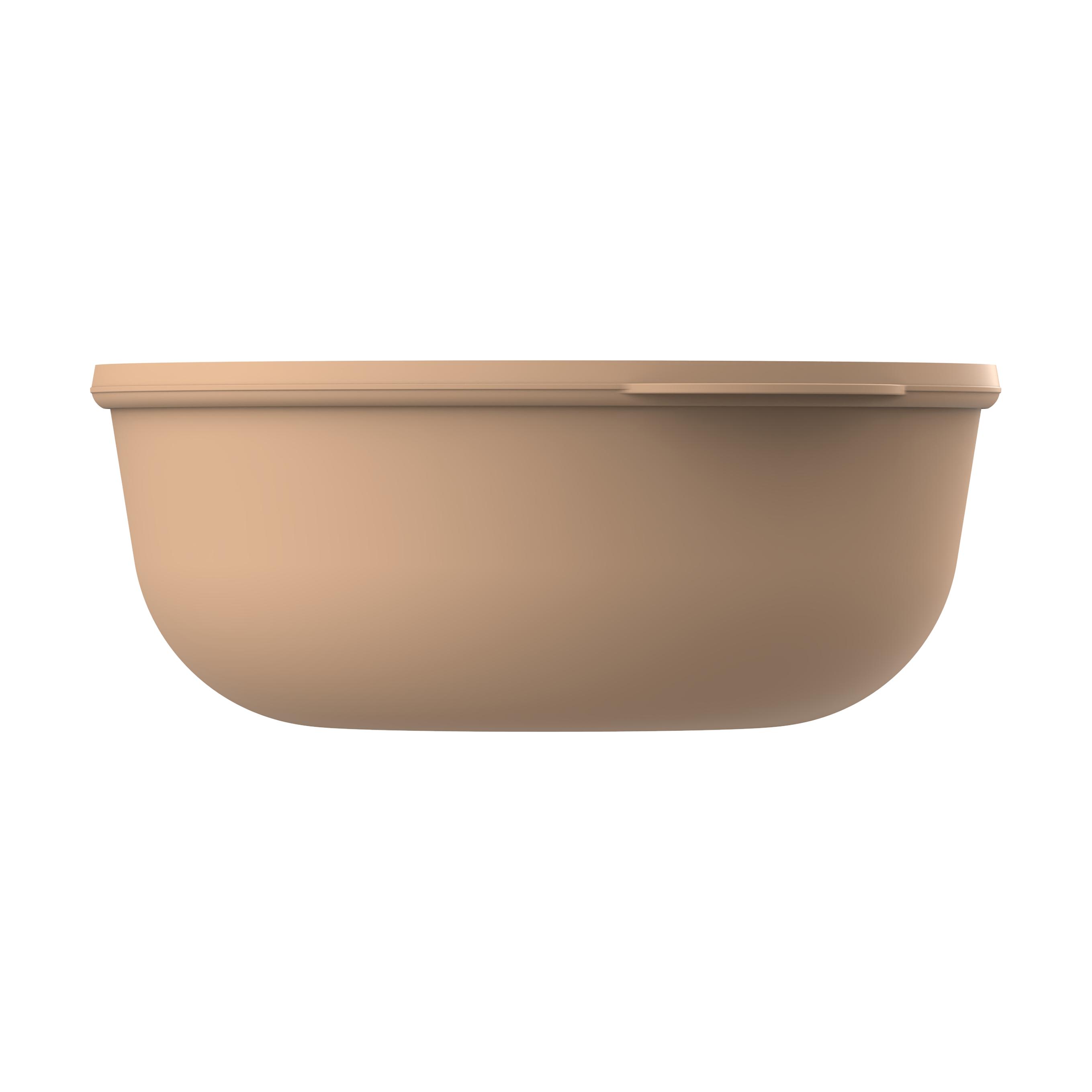 Food-Bowl "ToGo", Deluxe, 2,2 l – TopView_Braun_2 Food-Bowl "ToGo", Deluxe, 2,2 l