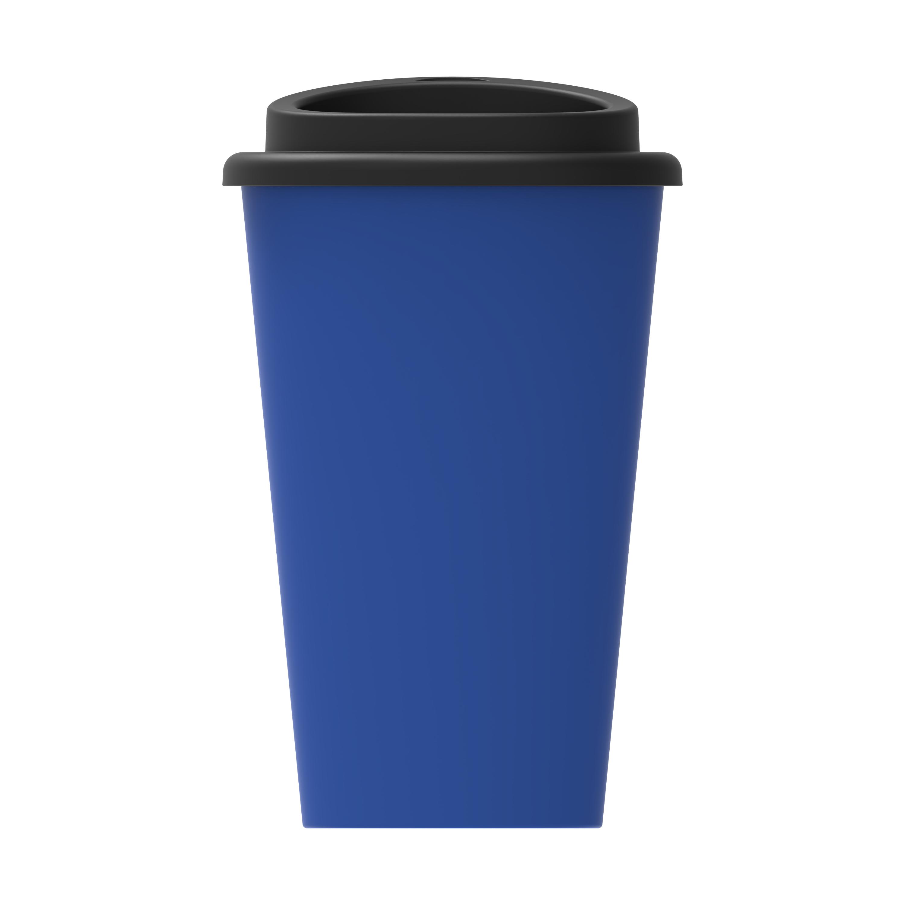 Kaffeebecher "Premium" – TopView_Blau_Schwarz_3 Kaffeebecher "Premium"