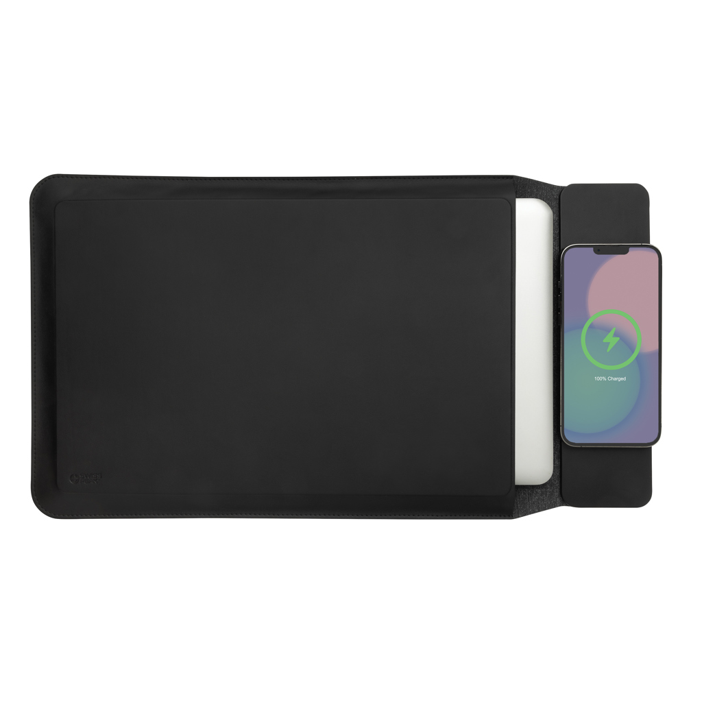 RCS-zertifiziertes 15,6'' Laptopsleeve 15W magnetisch schwarz RCS-zertifiziertes 15,6'' Laptopsleeve 15W magnetisch schwarz