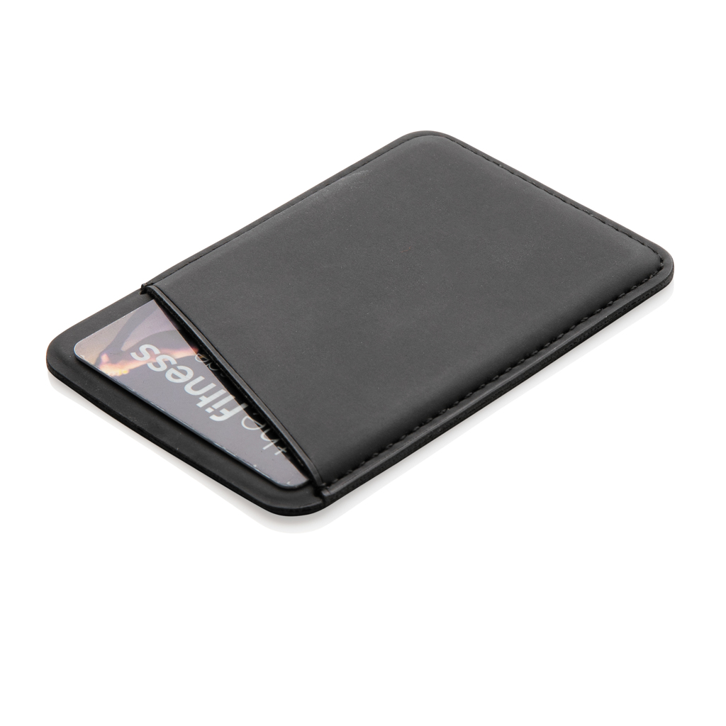 PVC-freier Magnet-Kartenhalter für iPhone 12+ - schwarz