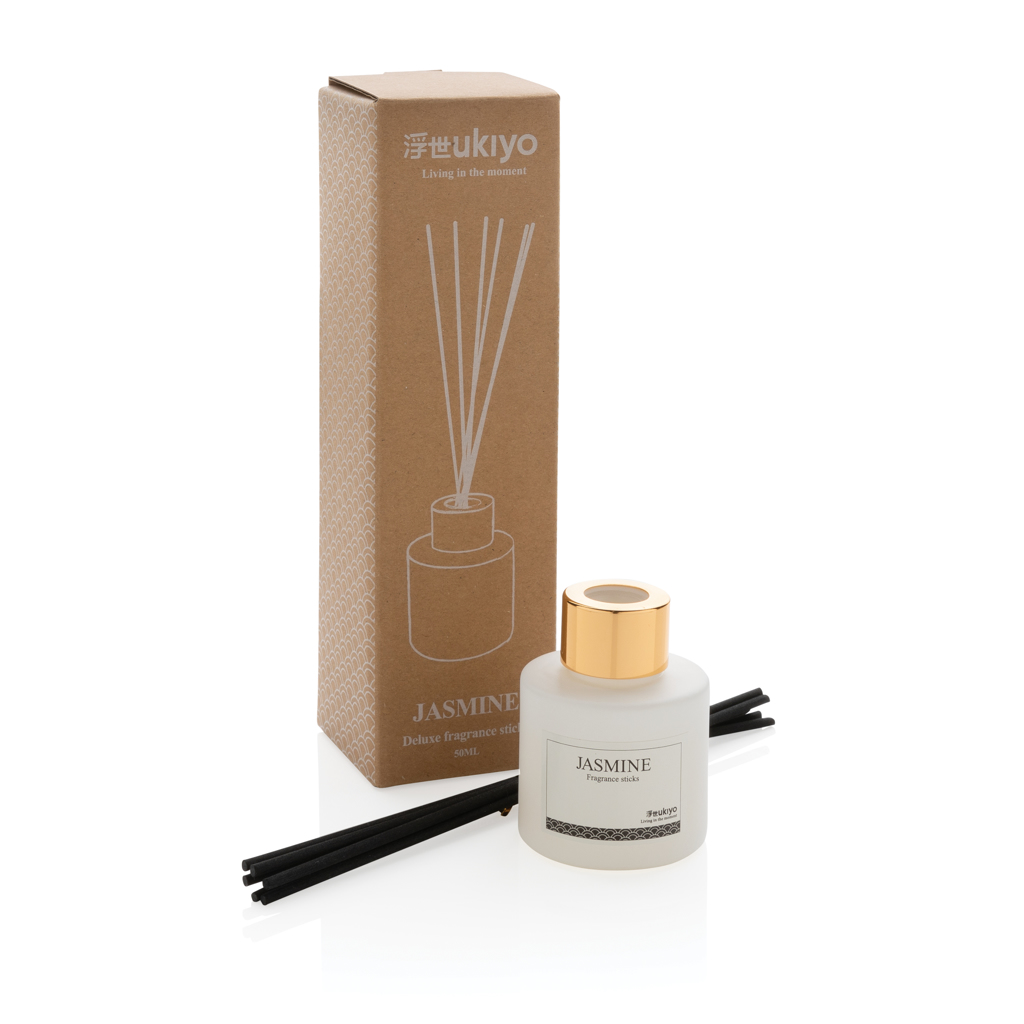 Ukiyo Deluxe Duft-Sticks Jasmin 50 ml im Geschenkkarton