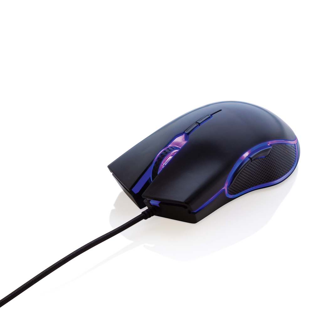 PVC-freie RGB-Gaming-Maus 7200 DPI – schwarz