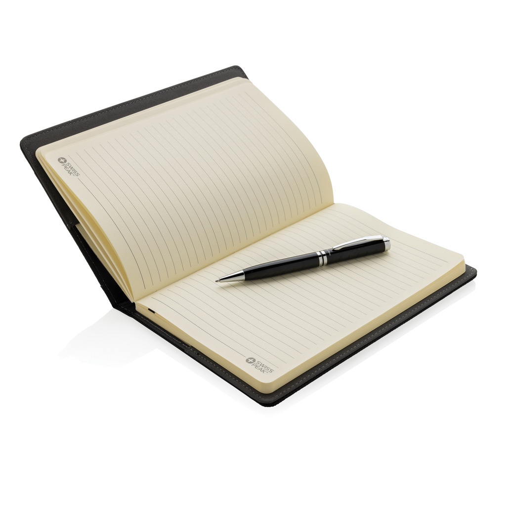 Swiss Peak Notizbuch & Stift Set Executive mit Lasergravur