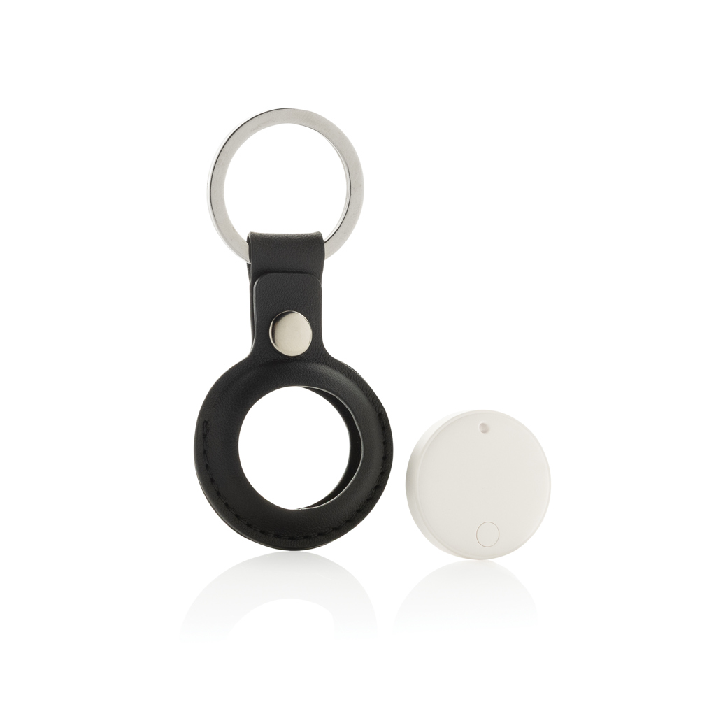 Findmate Dual Bluetooth-Tracker aus recyceltem ABS, RCS-zertifiziert, mit Logo bedruckbar