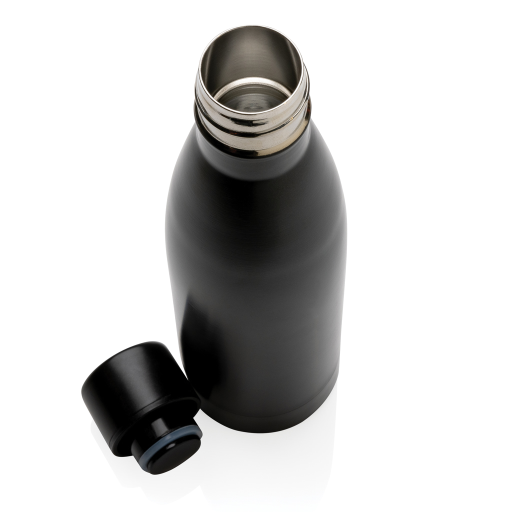XD Collection RCS recycelte Edelstahl-Vakuumflasche 500 ml (mit Logo)
