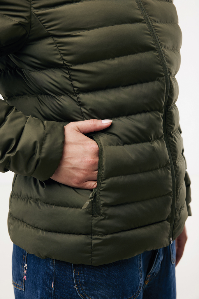 IQONIQ Maiko Damen Steppjacke aus 100% recyceltem Polyester – Werbeartikel mit Logo-Veredelung