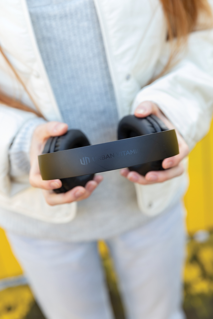 Urban Vitamin Belmont Bluetooth-Kopfhörer mit Logo-Druck