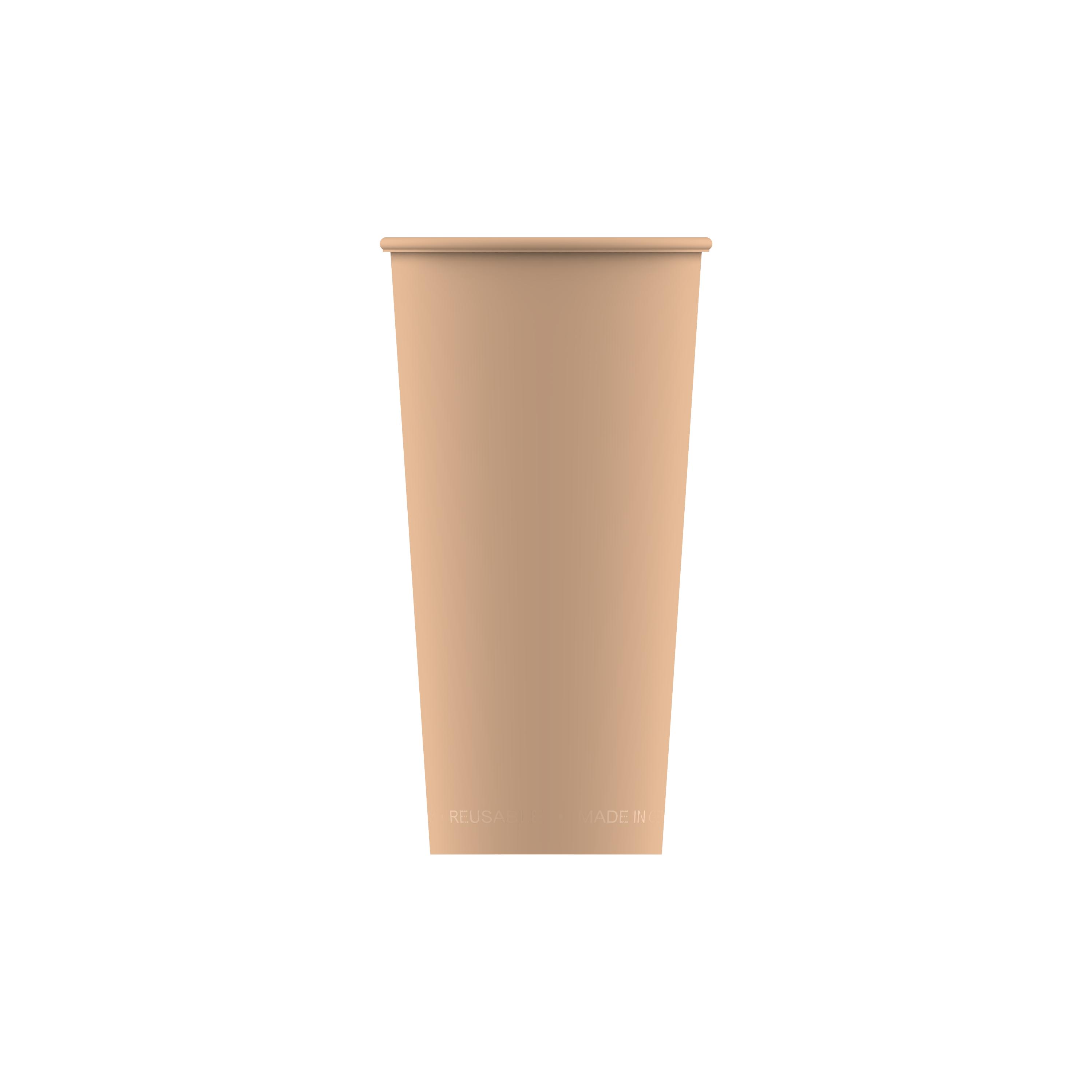 Becher "ToGo", 0,4 l – TopView_braun Becher "ToGo", 0,4 l