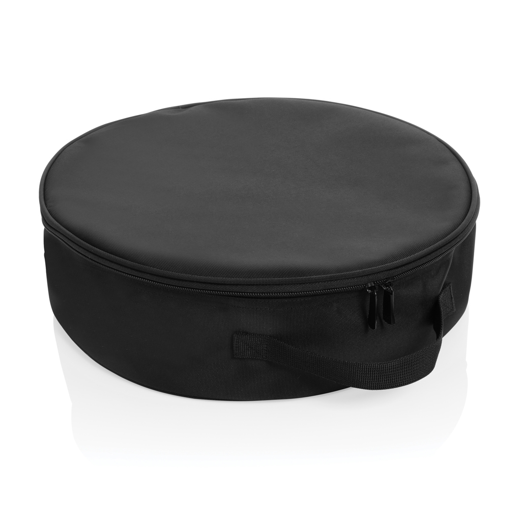 Volty Aware™ RPET EV-Kabeltasche, schwarz, bedruckbar Volty Aware™ RPET EV-Kabeltasche, schwarz, bedruckbar