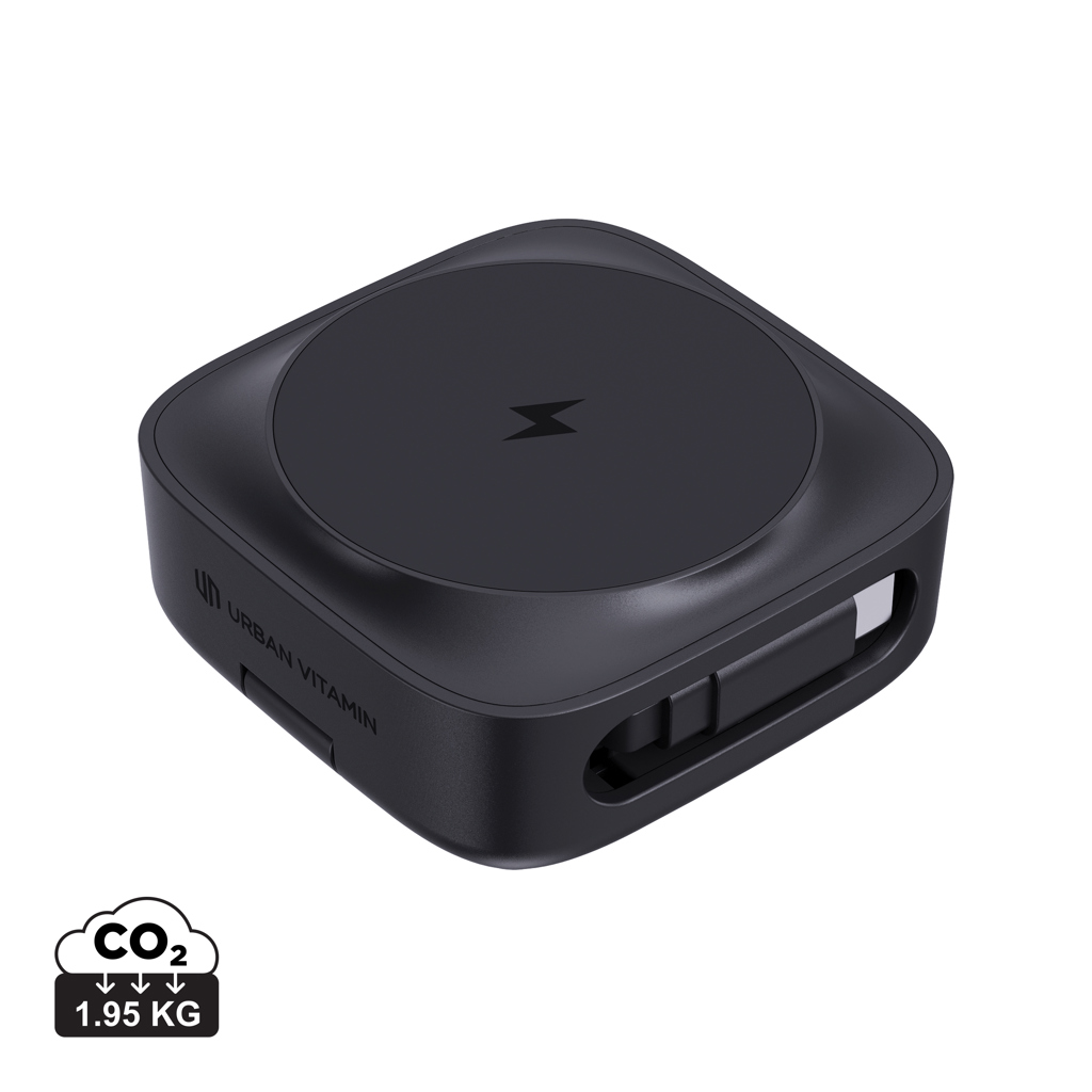 Urban Vitamin Goleta 2-in-1 Wireless Charger 15W mit Logo Urban Vitamin Goleta 2-in-1 Wireless Charger 15W mit Logo