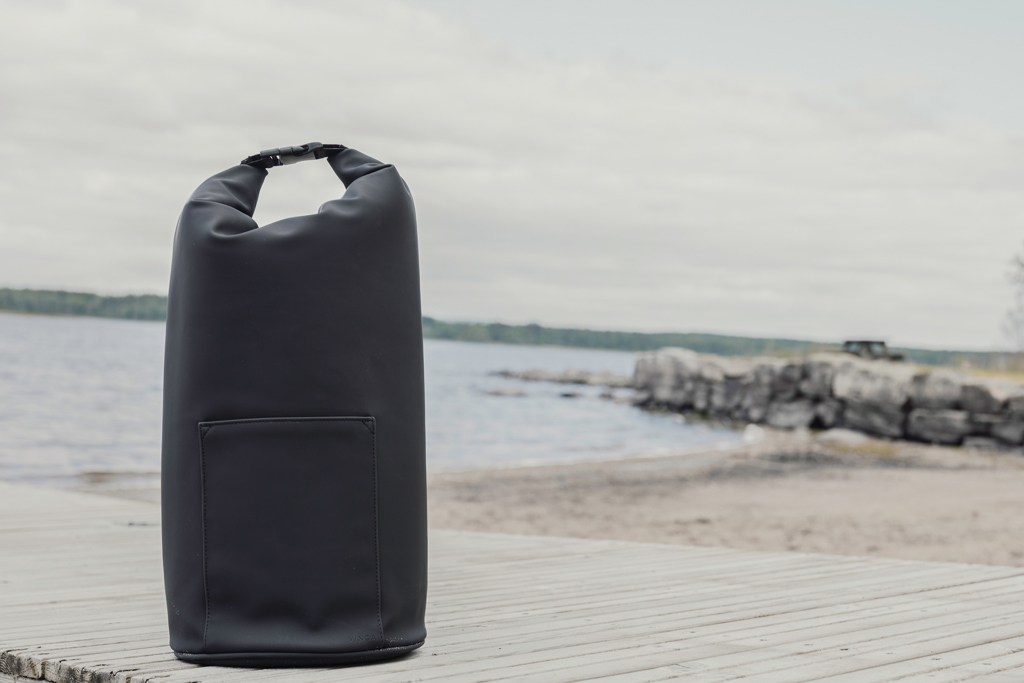 VINGA Baltimore RCS Roll-Top Kühltasche, 23 % Recycling-Polyester, bedruckbar