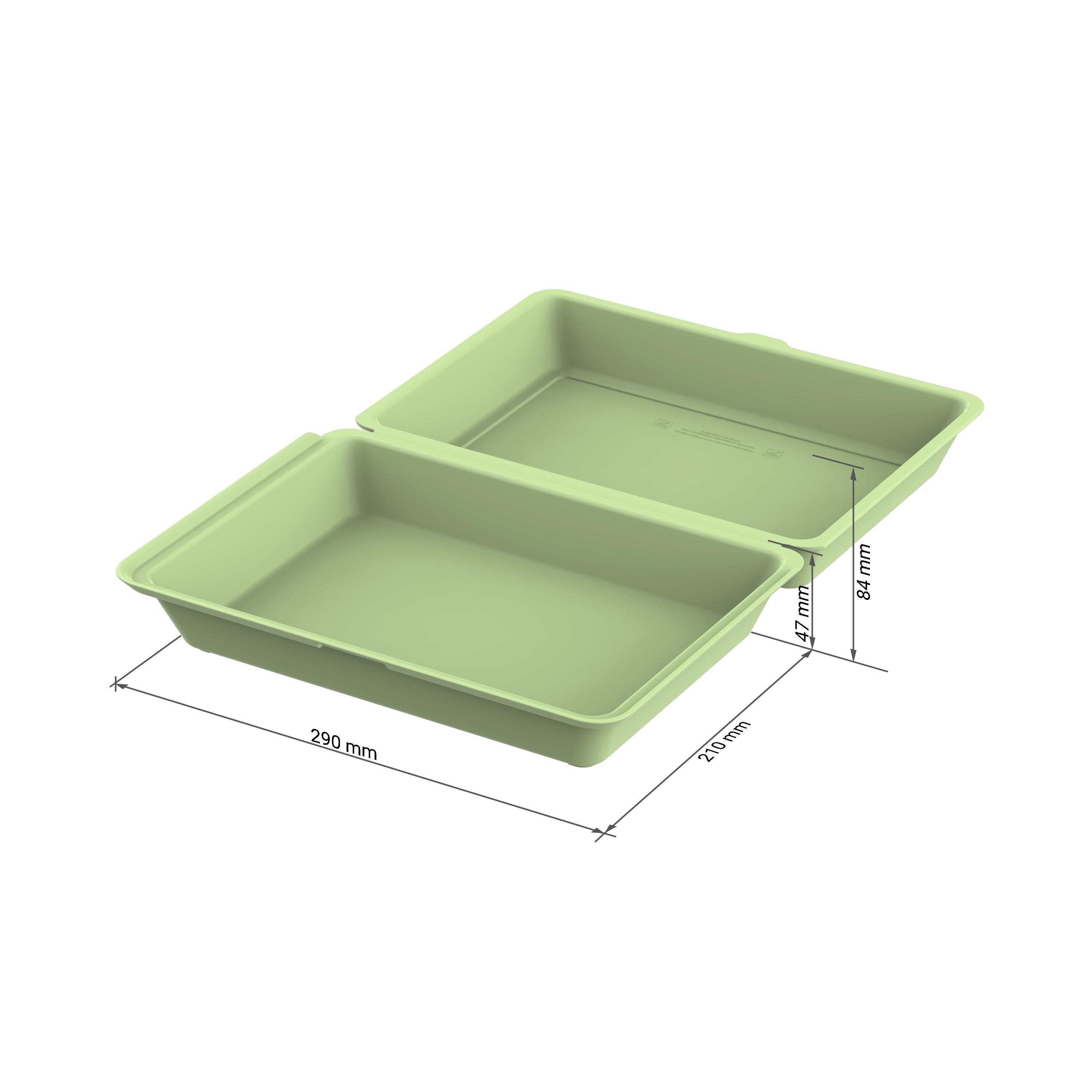 Menübox "ToGo" XL, ohne Trennstege