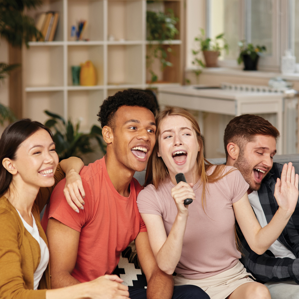 XD Collection Singvibe Karaoke-Set mit Doppelmikrofon aus RCS-recyceltem ABS XD Collection Singvibe Karaoke-Set mit Doppelmikrofon aus RCS-recyceltem ABS
