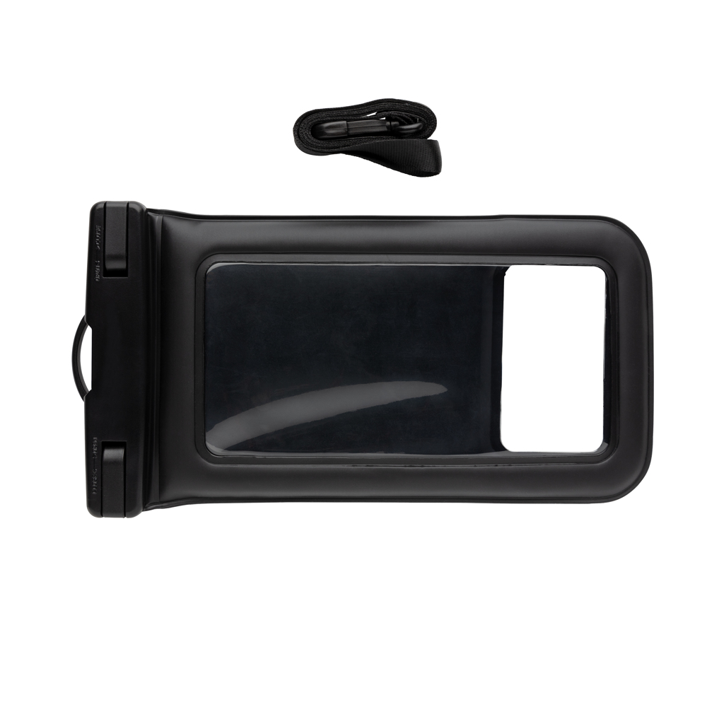 IPX8 wasserdichte, schwimmfähige Smartphone-Tasche schwarz IPX8 wasserdichte, schwimmfähige Smartphone-Tasche schwarz