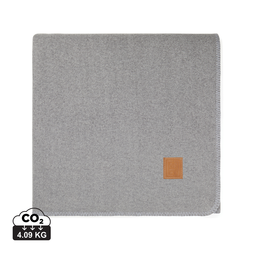 VINGA Moulton Decke aus 100% GRS-rPET, 170 × 130 cm, mit Logo-Veredelung VINGA Moulton Decke aus 100% GRS-rPET, 170 × 130 cm, mit Logo-Veredelung