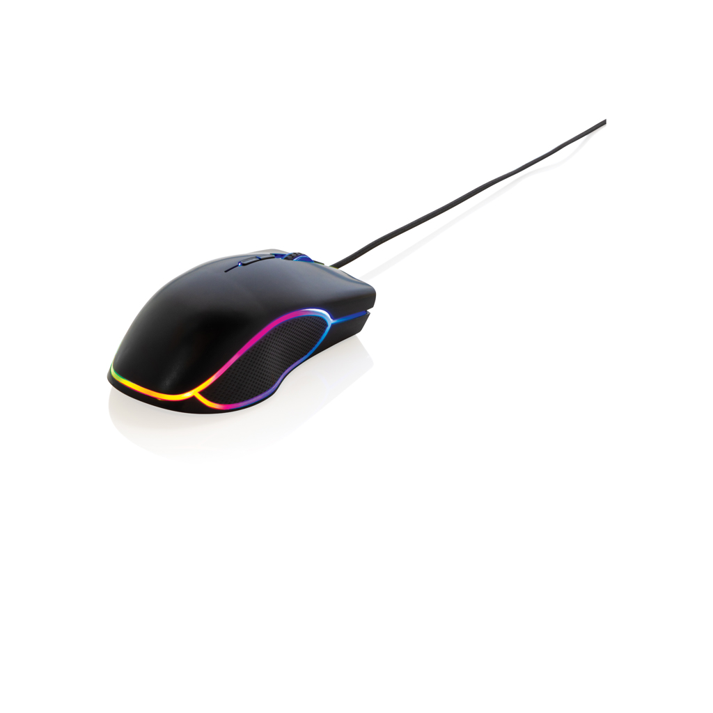 PVC-freie RGB-Gaming-Maus 7200 DPI – schwarz PVC-freie RGB-Gaming-Maus 7200 DPI – schwarz