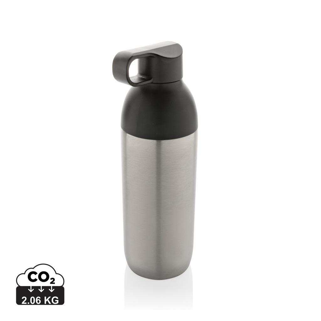 XD Xclusive Flow Vakuumflasche 540 ml aus RCS-recyceltem Edelstahl, bedruckbar